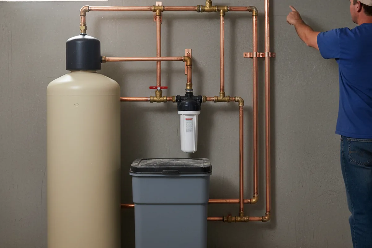 Whole-house water treatment system installed in Fairview